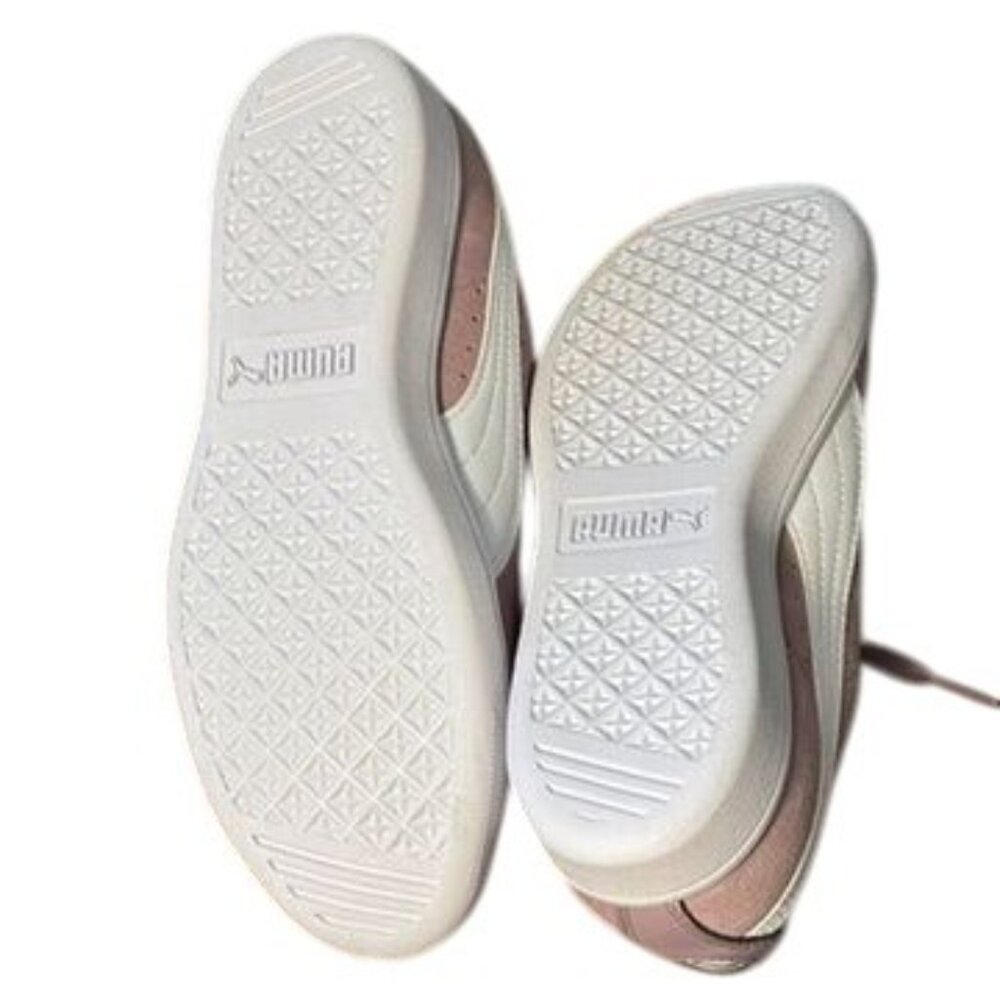 Puma Womens Suede Classic Sneakers Dusty Lavender With White Stripe - Picture 8 of 9